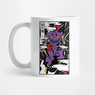 japan Evangelion flowers Mug